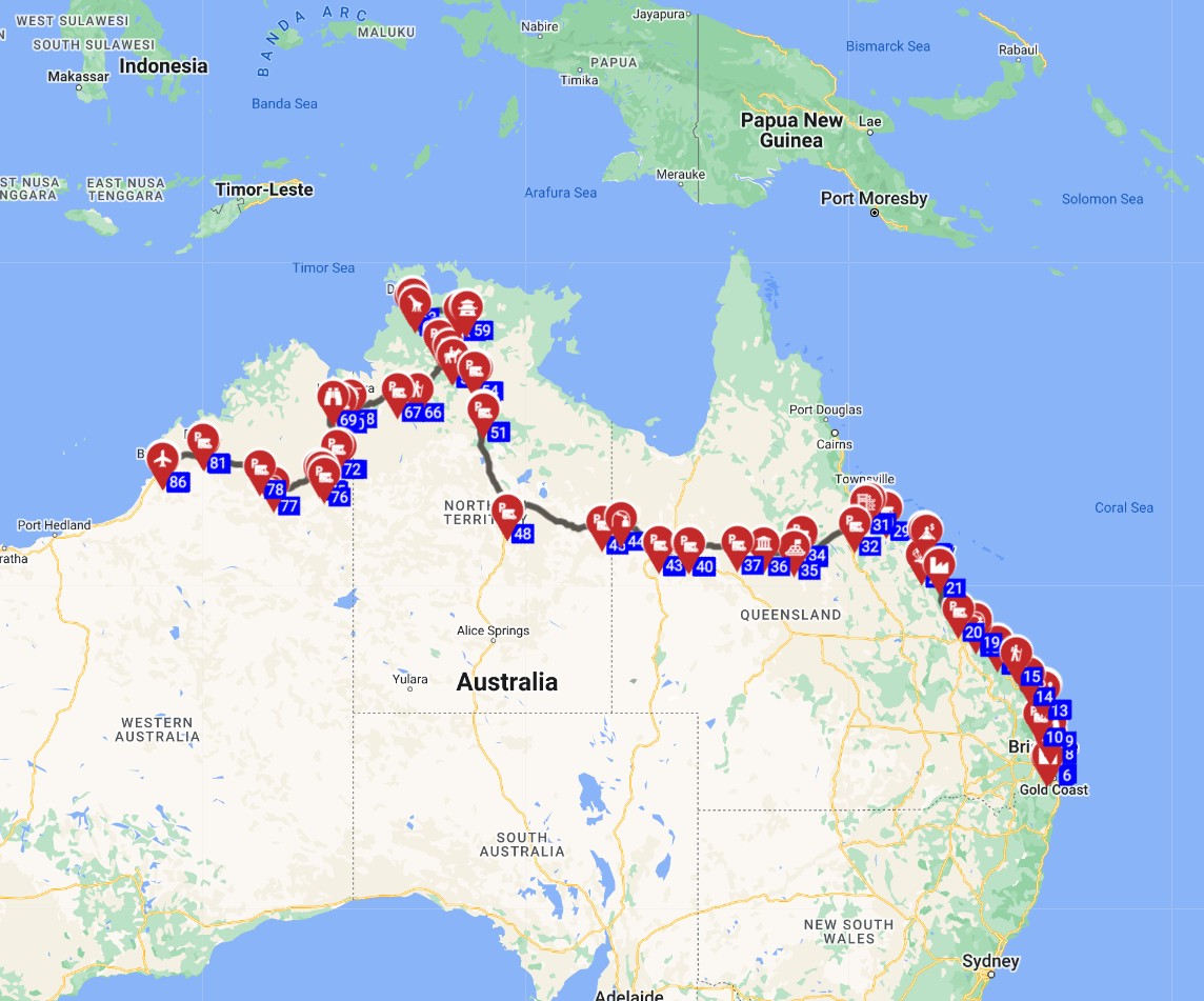 Brisbane to Broome - The Northern Crossing Adventure